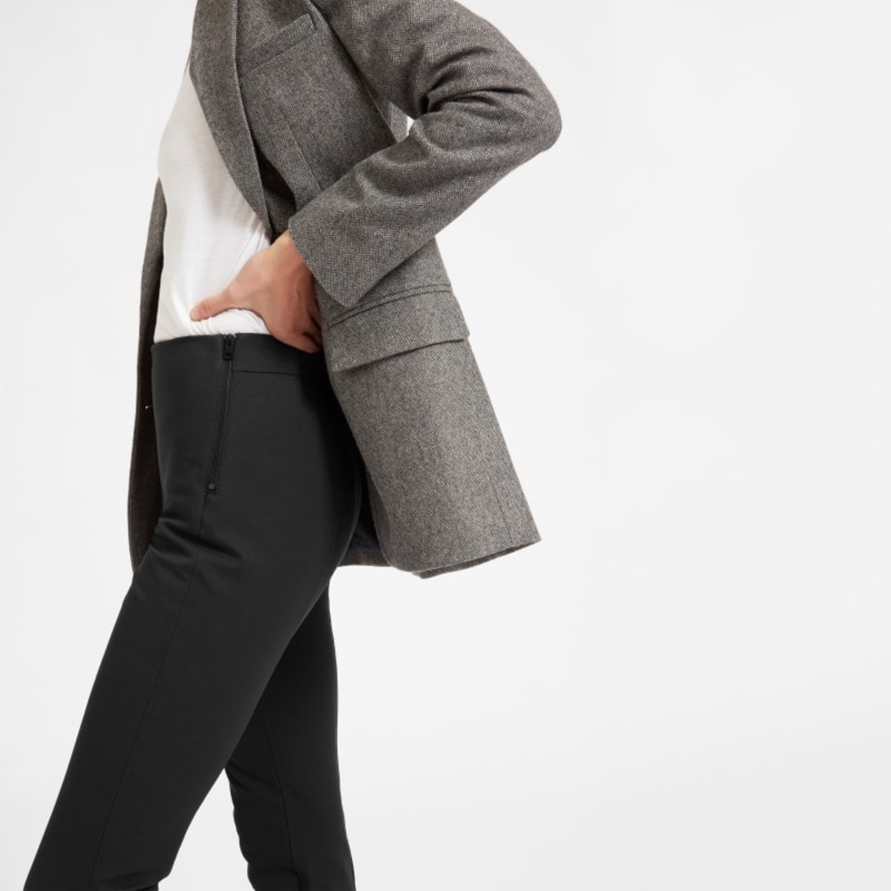 Everlane Side-Zip Stretch Cotton Pant